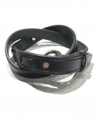 TORYトリー）の古着「レザーベルト」｜ブラック