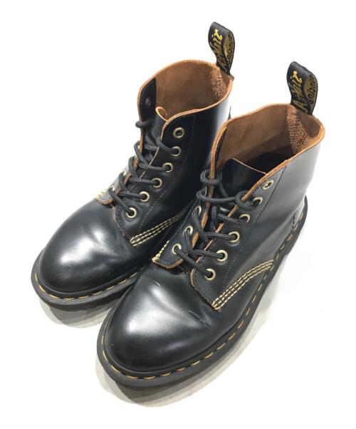 Dr.Martens（ドクターマーチン）Dr.Martens (ドクターマーチン) 6ホールブーツ ブラック サイズ:22の古着・服飾アイテム