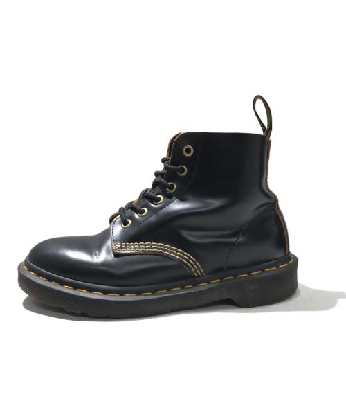 Dr.Martens（ドクターマーチン）Dr.Martens (ドクターマーチン) 6ホールブーツ ブラック サイズ:22の古着・服飾アイテム