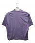 MAISON SPECIAL (メゾンスペシャル) Embroidery Damage Over-Dye Crew Neck T-Shirts バイオレット サイズ:1：4480円