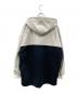 X-GIRL (エックスガール) BICOLOR ANORAK SWEAT DRESS ホワイト×ブラック サイズ:M：4000円