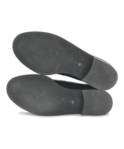 COMME des GARCONS（コムデギャルソン）COMME des GARCONS (コムデギャルソン) エナメル×パイソン ストラップシューズ ブラック サイズ:25の古着・服飾アイテム