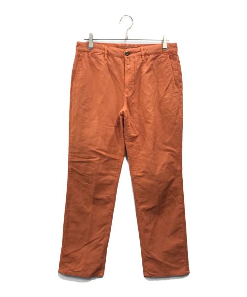 INCOTEX（インコテックス）INCOTEX (インコテックス) 製品染めチノパン オレンジ サイズ:83.5㎝(W33)の古着・服飾アイテム