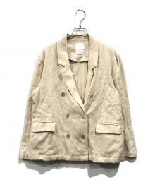 SHENERY（シーナリー）の古着「リネンダブルジャケット」｜ベージュ