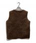 COLDBREAKER (コールドブレーカー) ウールボアベスト ブラウン サイズ:M：4500円