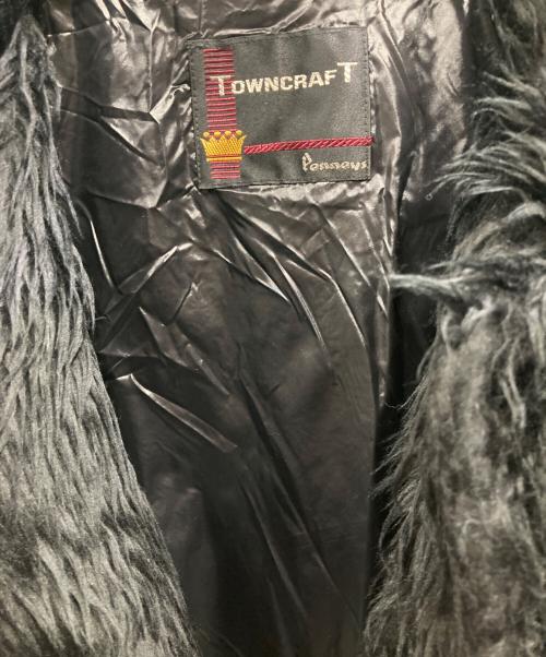 TOWN CRAFT（タウンクラフト）TOWN CRAFT (タウンクラフト) シャギージャケット ブラック サイズ:表記なしの古着・服飾アイテム