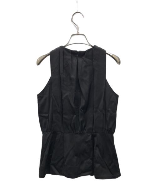 COLUMN（コラム）COLUMN (コラム) ウールサテンホルタネックブラウス ブラック サイズ:Sの古着・服飾アイテム