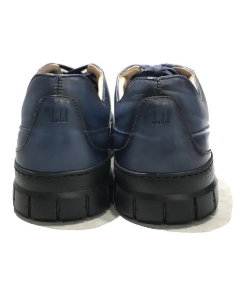 dunhill（ダンヒル）dunhill (ダンヒル) カーフレザーシティスニーカーシューズ ブルー サイズ:41の古着・服飾アイテム