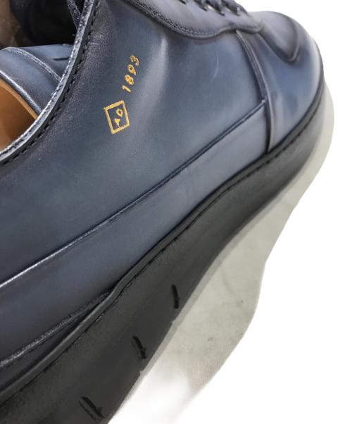 dunhill（ダンヒル）dunhill (ダンヒル) カーフレザーシティスニーカーシューズ ブルー サイズ:41の古着・服飾アイテム