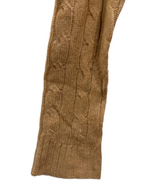 POLO RALPH LAUREN（ポロ・ラルフローレン）POLO RALPH LAUREN (ポロ・ラルフローレン) カシミヤ混ケーブルニット ベージュ サイズ:SIZE Mの古着・服飾アイテム