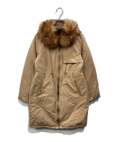 ROPE（ロペ）ROPE (ロペ) リバーシブルダウンコート ベージュ サイズ:38の古着・服飾アイテム