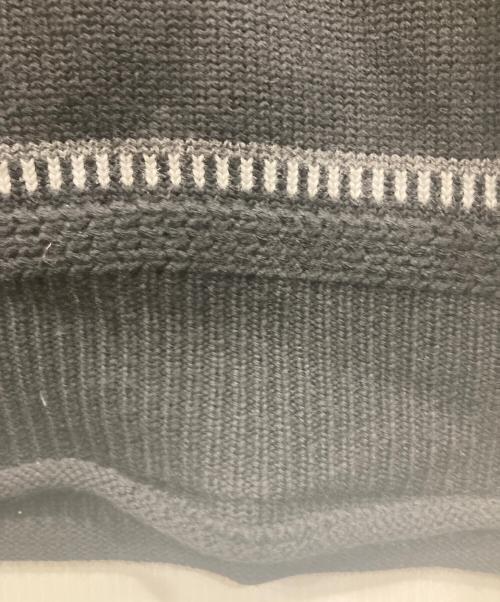 wjk（ダブルジェイケー）wjk (ダブルジェイケー) ジャガードウールニット ブラック サイズ:Lの古着・服飾アイテム