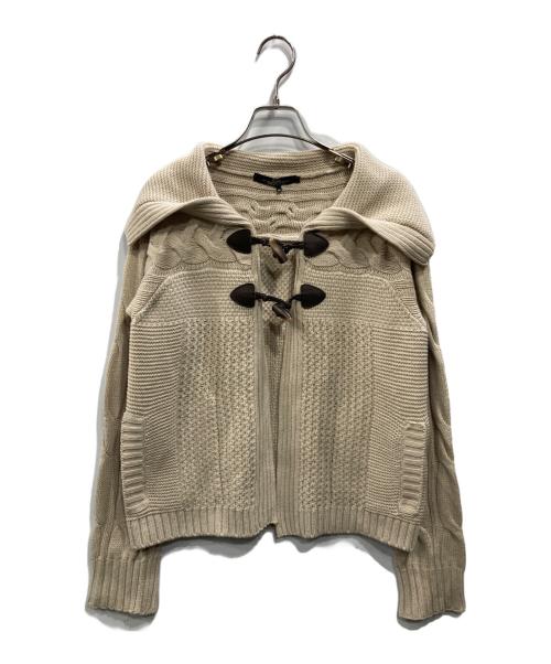 MaxMara（マックスマーラ）MaxMara (マックスマーラ) カシミヤ混ニットカーディガン ベージュ サイズ:Mの古着・服飾アイテム