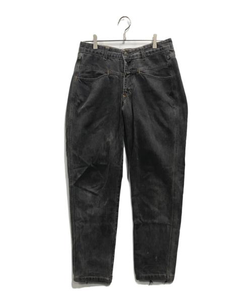 MARITHE+FRANCOIS GIRBAUD（マリテフランソワジルボー）MARITHE+FRANCOIS GIRBAUD (マリテフランソワジルボー) デニムパンツ ブラック サイズ:48の古着・服飾アイテム