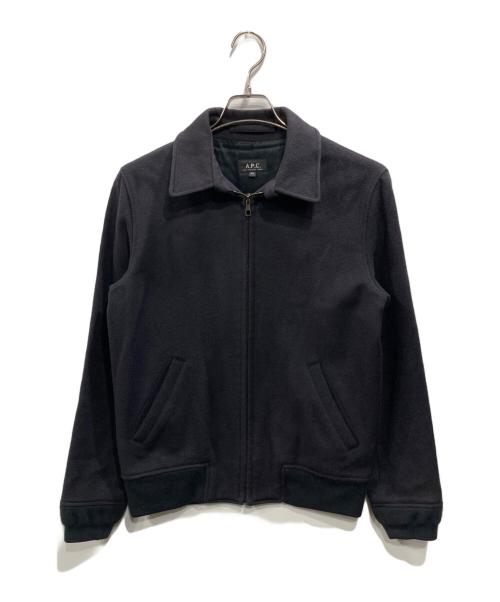 A.P.C.（アーペーセー）A.P.C. (アーペーセー) アルパカ混ジャケット ネイビー サイズ:XSの古着・服飾アイテム