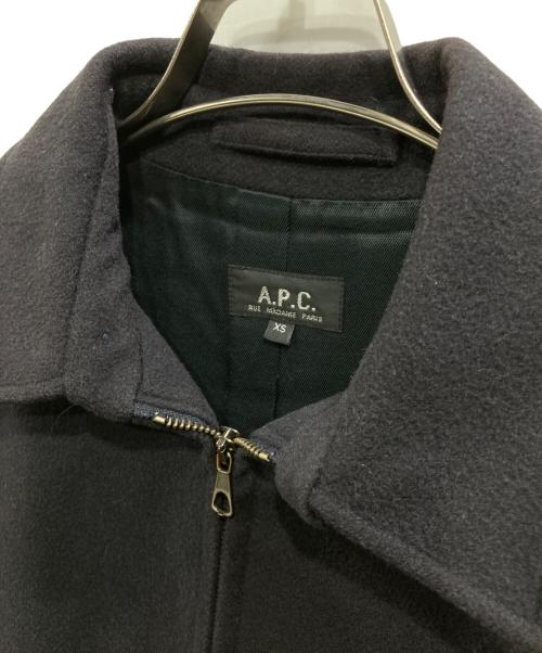 A.P.C.（アーペーセー）A.P.C. (アーペーセー) アルパカ混ジャケット ネイビー サイズ:XSの古着・服飾アイテム