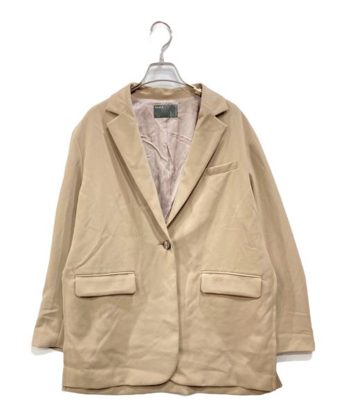 Spick and Span Noble（スッピックアンドスパン ノーブル）Spick and Span Noble (スピックアンドスパンノーブル) エステルソフトカルゼロングスリットジャケット ベージュ サイズ:38の古着・服飾アイテム