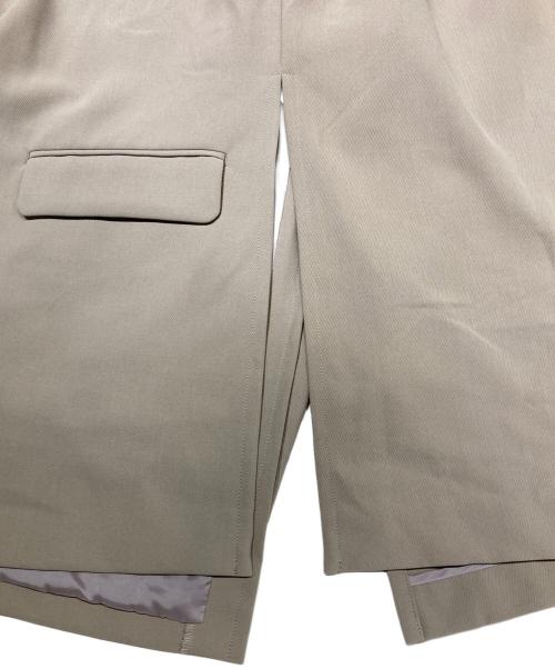 Spick and Span Noble（スッピックアンドスパン ノーブル）Spick and Span Noble (スピックアンドスパンノーブル) エステルソフトカルゼロングスリットジャケット ベージュ サイズ:38の古着・服飾アイテム