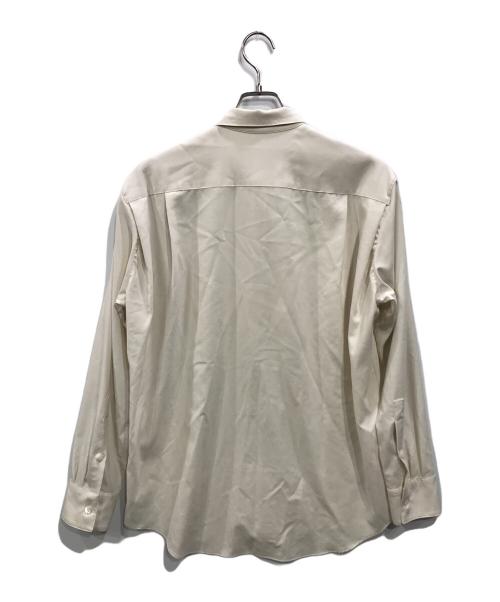 OVERCOAT（オーバーコート）OVERCOAT (オーバーコート) DROPPED SHOULDER TOP WITH SHIRT COLLAR IN WOOL SHIRTING ベージュ サイズ:1の古着・服飾アイテム