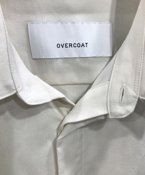 OVERCOAT（オーバーコート）OVERCOAT (オーバーコート) DROPPED SHOULDER TOP WITH SHIRT COLLAR IN WOOL SHIRTING ベージュ サイズ:1の古着・服飾アイテム