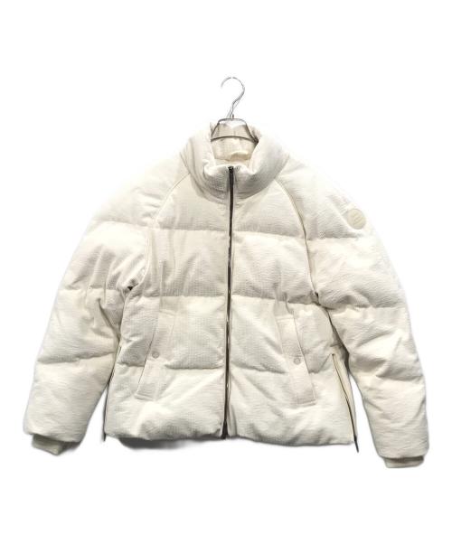 WOOLRICH（ウールリッチ）WOOLRICH (ウールリッチ) ベルベットダウンジャケット ホワイト サイズ:Ｍの古着・服飾アイテム