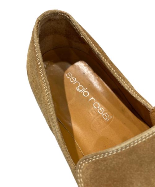 sergio rossi（セルジオロッシ）sergio rossi (セルジオロッシ) スウェードローファー ベージュ サイズ:7の古着・服飾アイテム