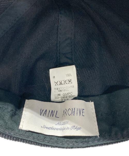vainl archive（ヴァイナルアーカイブ）vainl archive (ヴァイナルアーカイブ) コーデュロイキャップ ブラック サイズ:表記なしの古着・服飾アイテム