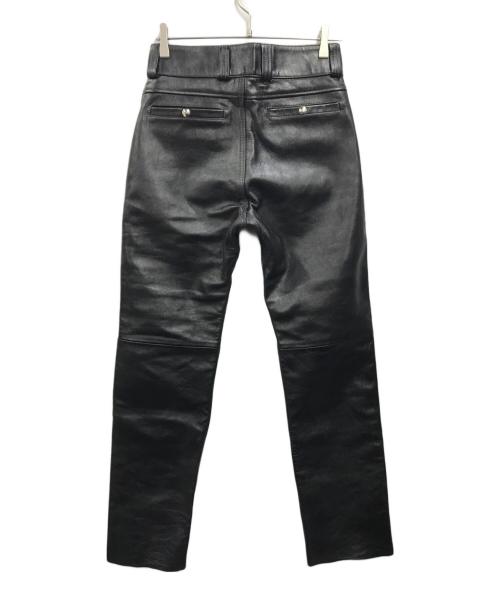 THE REAL McCOY'S（ザ・リアルマッコイズ）THE REAL McCOY'S (ザ・リアルマッコイズ) Buco ホースハイドレザーパンツ ブラック サイズ:W28の古着・服飾アイテム