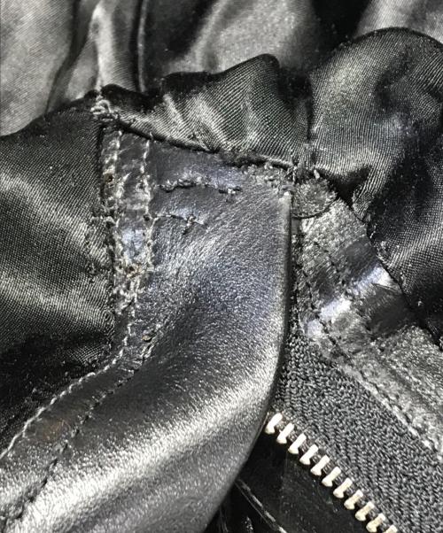 THE REAL McCOY'S（ザ・リアルマッコイズ）THE REAL McCOY'S (ザ・リアルマッコイズ) Buco ホースハイドレザーパンツ ブラック サイズ:W28の古着・服飾アイテム