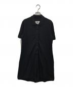 MM6 Maison Margielaエムエムシックスメゾンマルジェラ）の古着「ポロオールインワン」｜ブラック