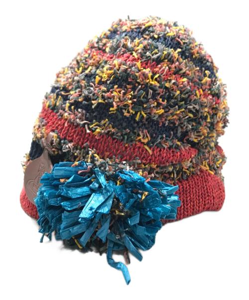 Vivienne Westwood（ヴィヴィアンウエストウッド）Vivienne Westwood (ヴィヴィアンウエストウッド) ニット帽 マルチカラーの古着・服飾アイテム