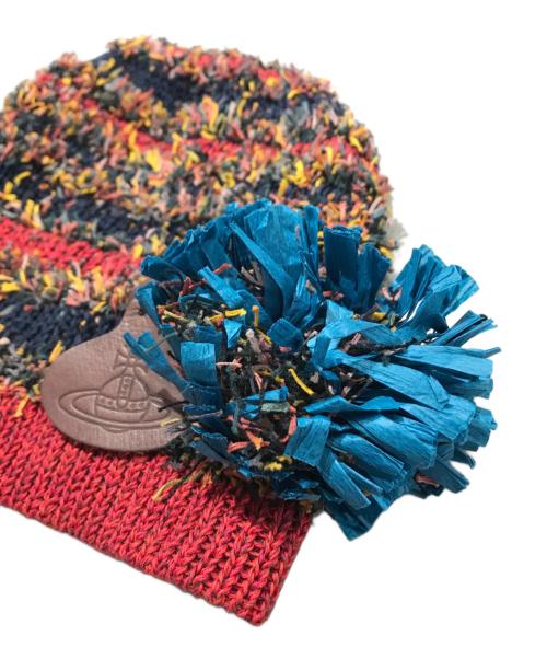 Vivienne Westwood（ヴィヴィアンウエストウッド）Vivienne Westwood (ヴィヴィアンウエストウッド) ニット帽 マルチカラーの古着・服飾アイテム