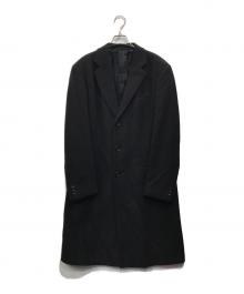 ARMANI COLLEZIONI（アルマーニ コレツィオーニ）の古着「ウールチェスターコート」｜ネイビー