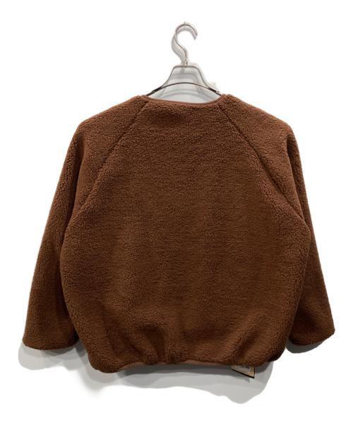 franklin climbing（フランクリンクライミング）Franklin Climbing (フランクリンクライミング) リバーシブルカーディガン ブラウン サイズ:M 未使用品の古着・服飾アイテム