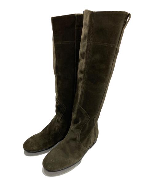 FABIO RUSCONI（ファビオルスコーニ）FABIO RUSCONI (ファビオルスコーニ) ロングブーツ ブラウン サイズ:36の古着・服飾アイテム