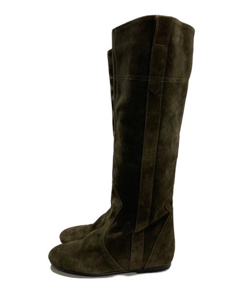 FABIO RUSCONI（ファビオルスコーニ）FABIO RUSCONI (ファビオルスコーニ) ロングブーツ ブラウン サイズ:36の古着・服飾アイテム