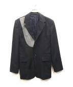 I.S. ISSEY MIYAKEイッセイ ミヤケ）の古着「切替テーラードジャケット」｜ネイビー