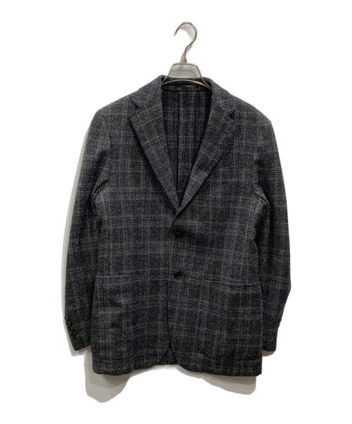 EDIFICE（エディフィス）EDIFICE (エディフィス) ツイードテーラードジャケット ネイビー サイズ:44の古着・服飾アイテム