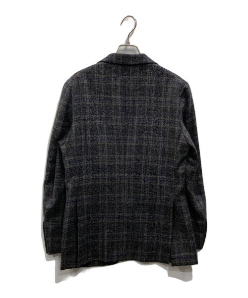 EDIFICE（エディフィス）EDIFICE (エディフィス) ツイードテーラードジャケット ネイビー サイズ:44の古着・服飾アイテム