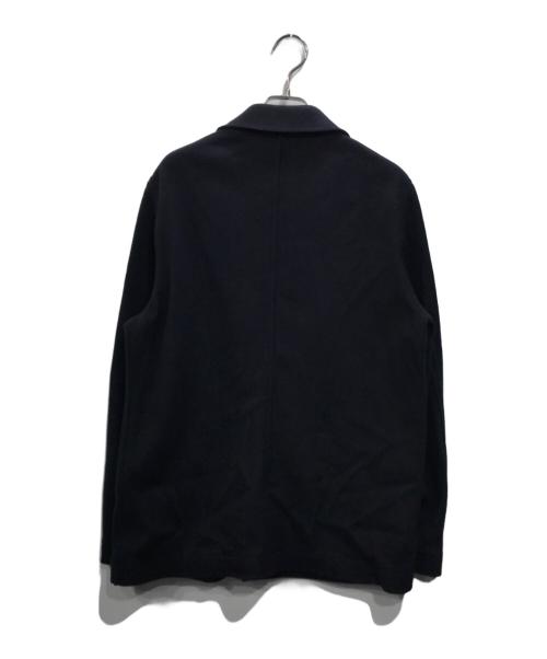 TOMORROW LAND（トゥモローランド）TOMORROW LAND (トゥモローランド) ウールメルトン ニットブルゾン ネイビー サイズ:XS 未使用品の古着・服飾アイテム