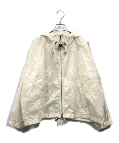 LOUIS VUITTON（ルイ ヴィトン）LOUIS VUITTON (ルイ ヴィトン) モノグラム ナイロンブルゾン アイボリー サイズ:34の古着・服飾アイテム