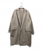 GALERIE VIEギャルリーヴィー）の古着「ウールダブルフェイス チェスターコート」｜グレージュ