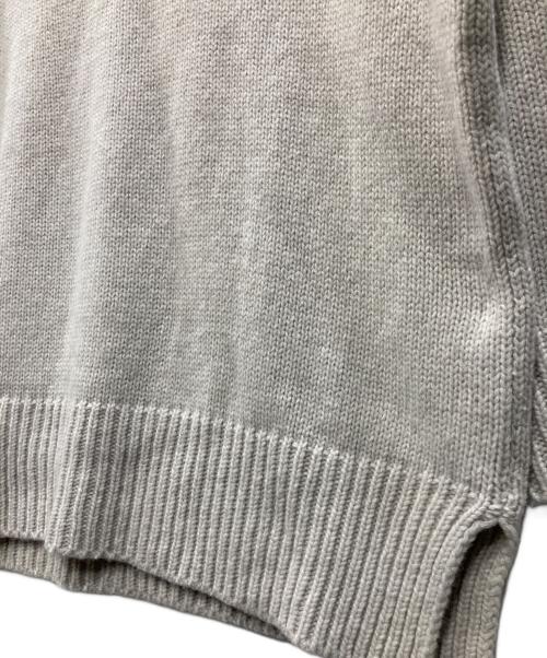 GALERIE VIE（ギャルリーヴィー）GALERIE VIE (ギャルリーヴィー) ファインウール Vネックプルオーバー ベージュ サイズ:Sの古着・服飾アイテム