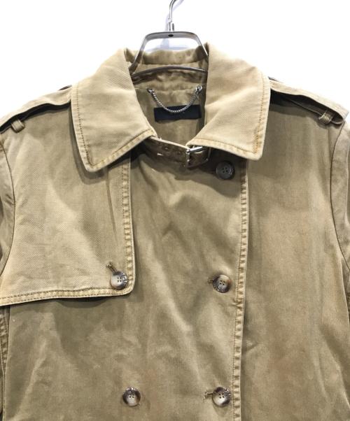 DIESEL（ディーゼル）DIESEL (ディーゼル) トレンチコート ベージュ サイズ:XSの古着・服飾アイテム