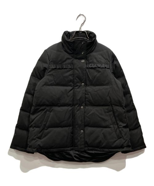 Kate Spade（ケイトスペード）Kate Spade (ケイトスペード) フリルダウンジャケット ブラック サイズ:Ｓの古着・服飾アイテム