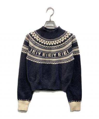 中古・古着通販】Bibiy. (ビビィ) HOLIDAY KNIT ネイビー サイズ:Free