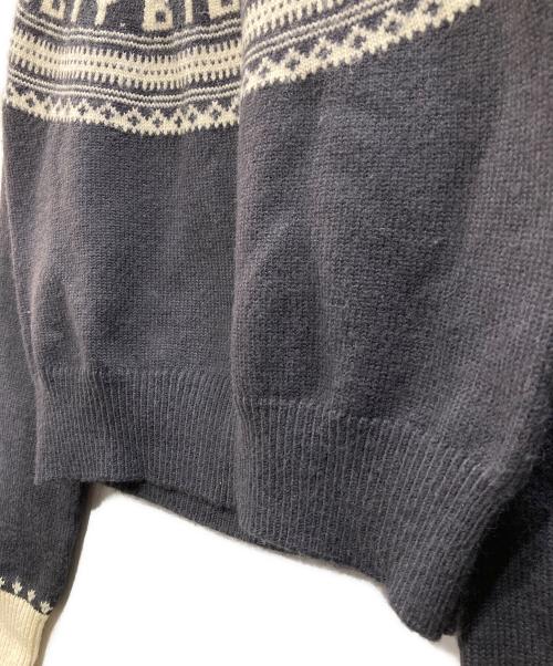 Bibiy.（ビビィ）Bibiy. (ビビィ) HOLIDAY KNIT ネイビー サイズ:Freeの古着・服飾アイテム