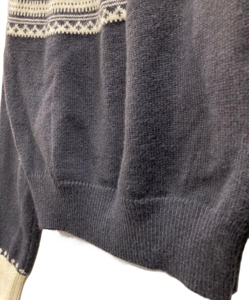 Bibiy.（ビビィ）Bibiy. (ビビィ) HOLIDAY KNIT ネイビー サイズ:Freeの古着・服飾アイテム