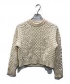martiniqueマルティニーク）の古着「ケーブルニット」｜ベージュ