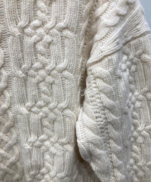 martinique（マルティニーク）martinique (マルティニーク) ケーブルニット ベージュ サイズ:表記なしの古着・服飾アイテム